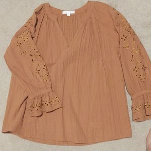 Long sleeve blouse, size small